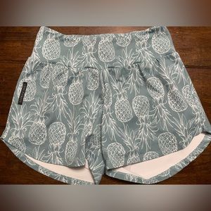 Love Fitness Pineapple Shorts